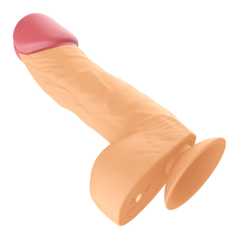 (image for) Rotation Wireless Realistic Dildo - 6.8"
